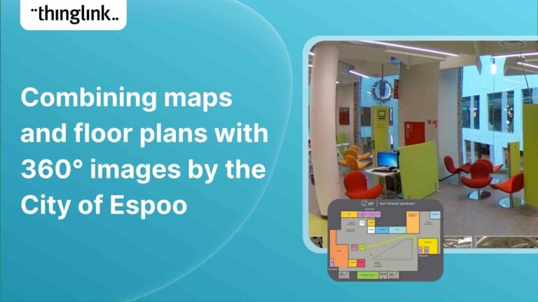 Combining maps and floor plans with 360° images by the City of Espoo ...
