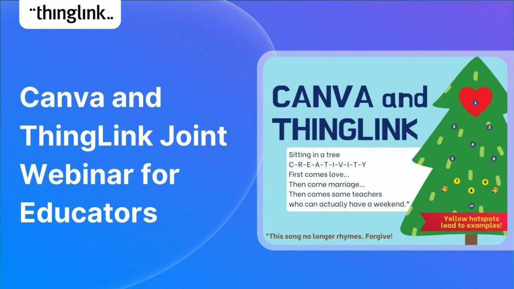 Featured picture of post "Canva and ThingLink Joint Webinar for Educators"