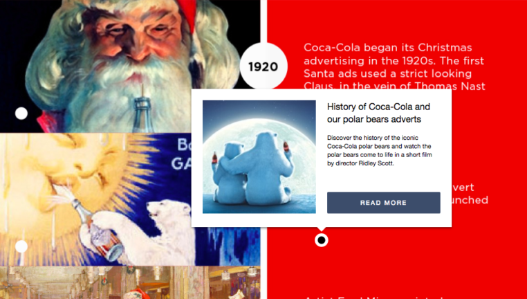 Image of the Week: Interactive Timeline from Coca-Cola | ThingLink Blog