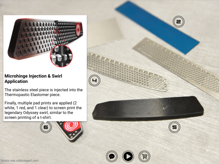 Featured picture of post "Image of the Week: Interactive product deconstruction from Odyssey Golf"