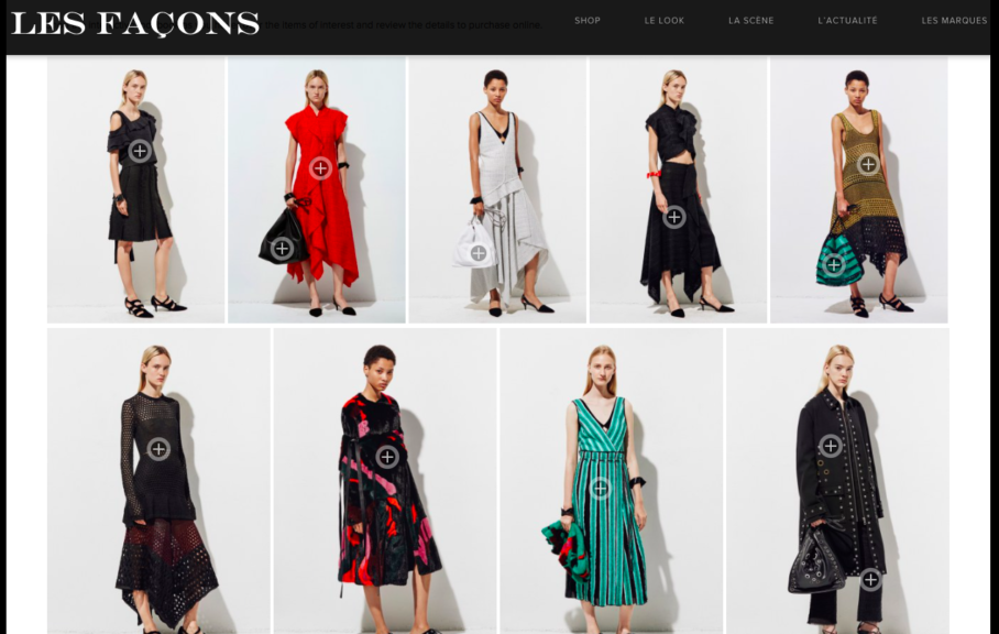 Featured picture of post "Image of the Week: Shoppable lookbook by Les Façons"