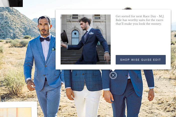 Featured picture of post "Image of the Week: Interactive lookbook by M.J. Bale converts sales"