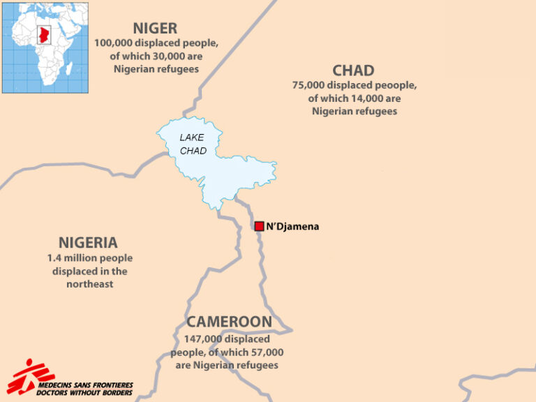 Featured picture of post "Image of the week: An interactive map of the Lake Chad region by Doctors Without Borders"