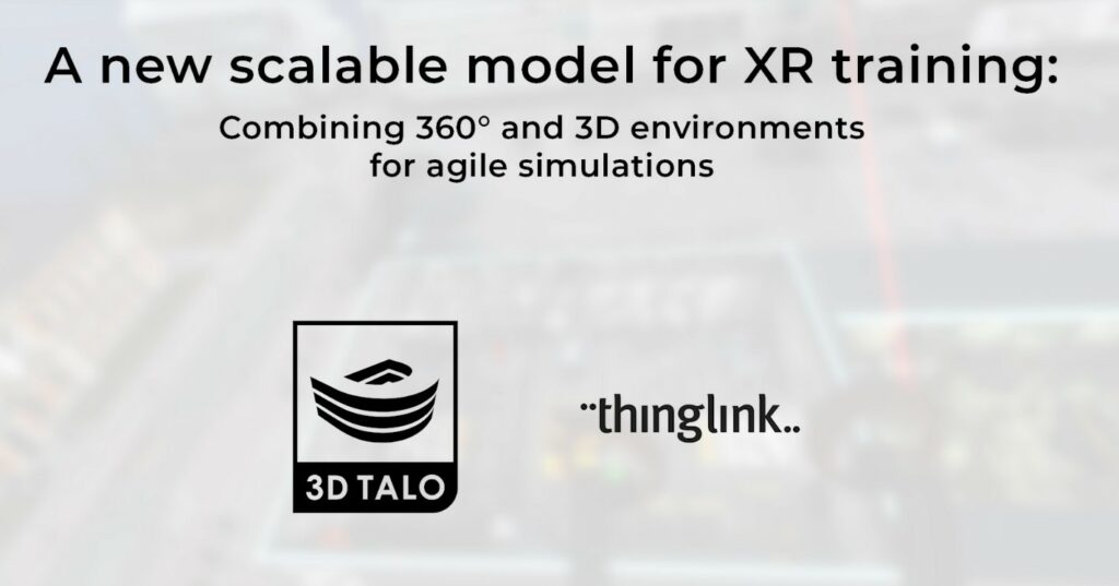 Featured picture of post "A new scalable model for XR training: Combining 360° and 3D environments for agile simulations"