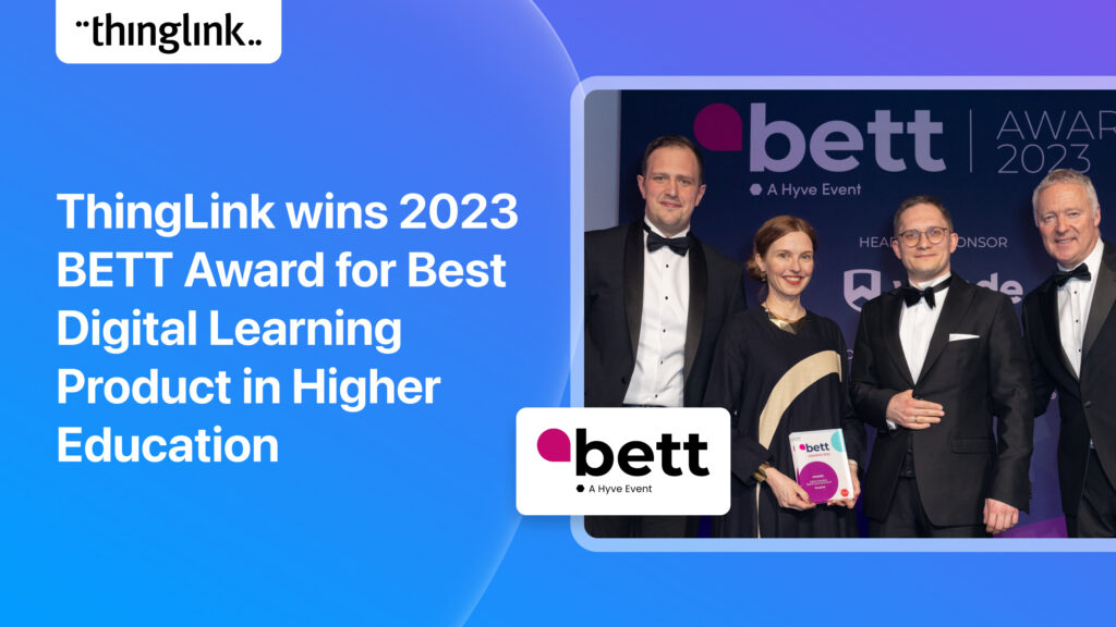 Featured picture of post "Unlock the Next Level of Immersive Learning: ThingLink at the BETT Show"