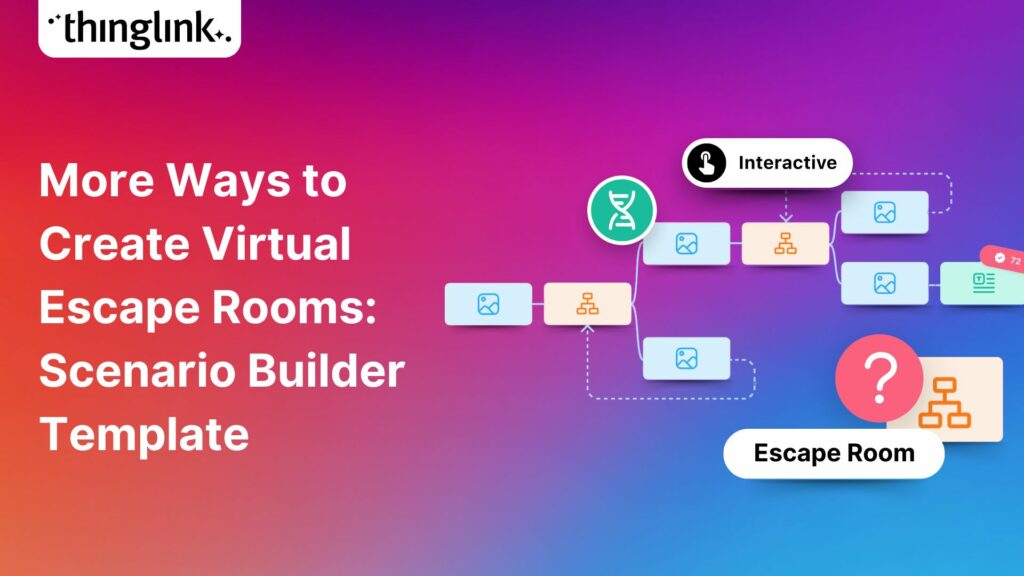 Featured picture of post "More Ways to Create Virtual Escape Rooms: New Scenario Builder Template"