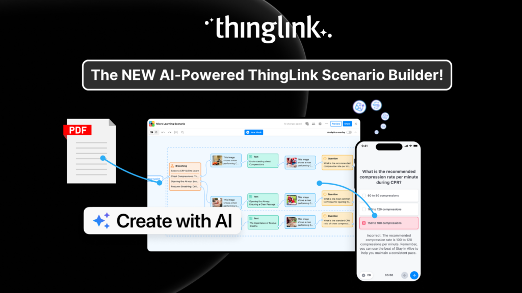 Featured picture of post "New and Improved: ThingLink’s Scenario Builder Makes Creating Immersive Learning Experiences Quick and Easy"