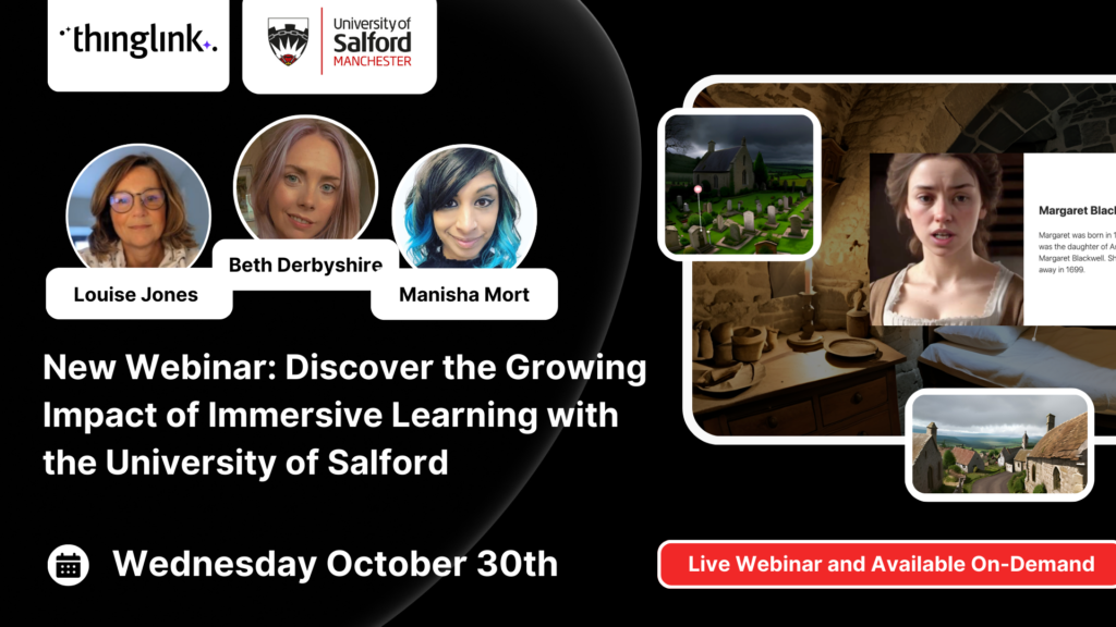 Featured picture of post "New Webinar: Discover the Growing Impact of Immersive Learning with the University of Salford"