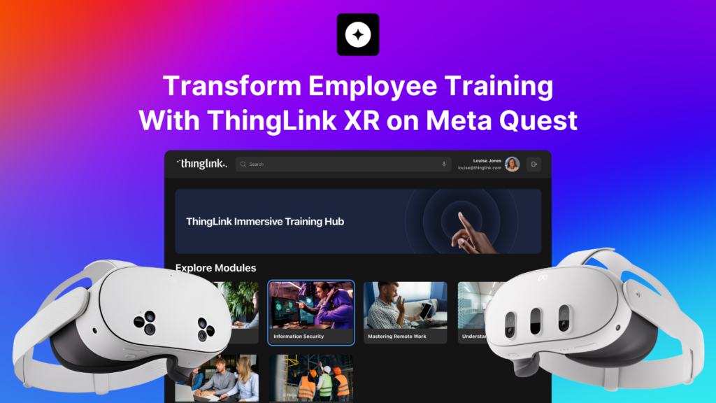 Featured picture of post "Transform Employee Training With ThingLink XR on Meta Quest"