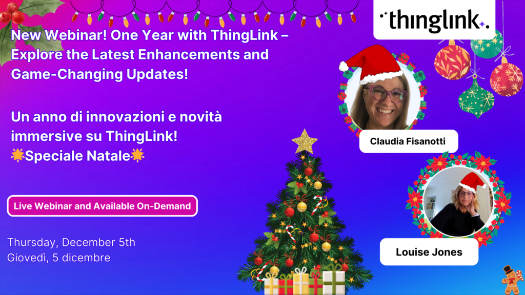 Featured picture of post "New Webinar: One Year with ThingLink – Explore the Latest Enhancements and Game-Changing Updates!"