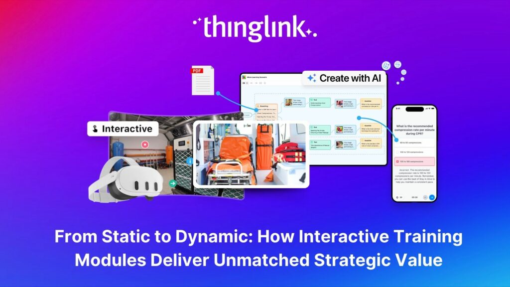 Featured picture of post "From Static to Dynamic: How Interactive Training Modules Deliver Unmatched Strategic Value"