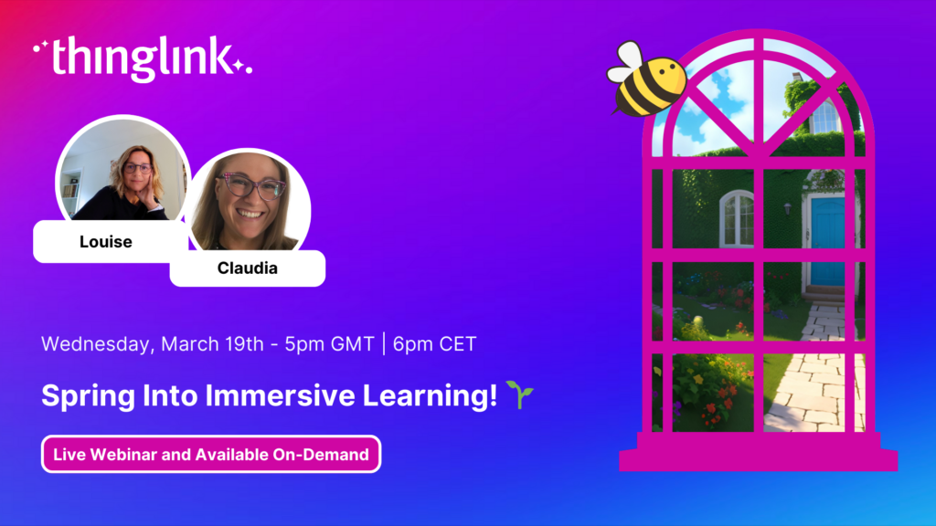 Featured picture of post "New Webinar! Spring Into Immersive Learning"