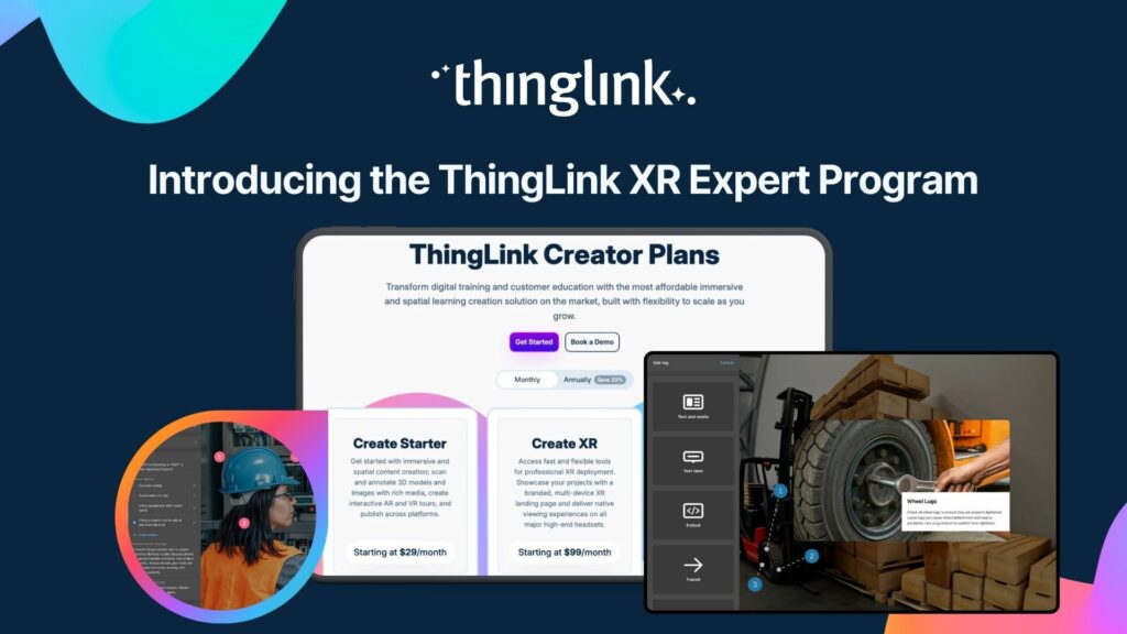 Featured picture of post "New Webinar: Reimagining Learning: A Roundtable with ISTE Authors on Immersive EdTech and ThingLink in Action!"
