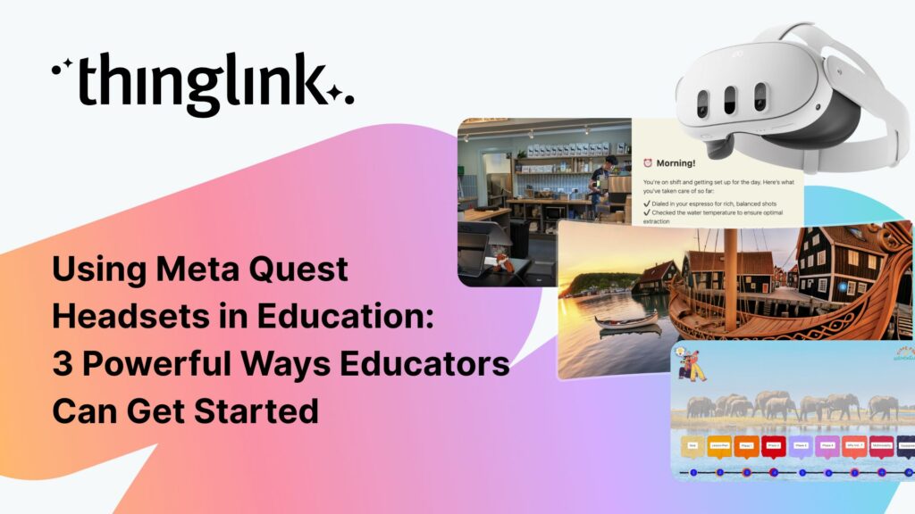Featured picture of post "New Webinar: Immersive Storytelling & Learning: Exploring ThingLink and Book Creator!"