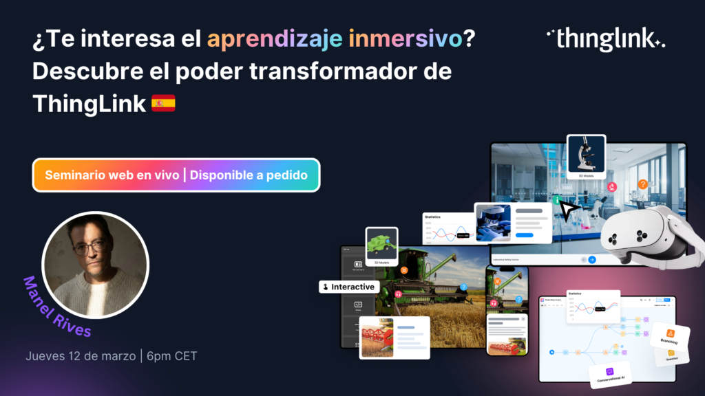 Featured picture of post "¿Te interesa el aprendizaje inmersivo? Descubre el poder transformador de ThingLink"
