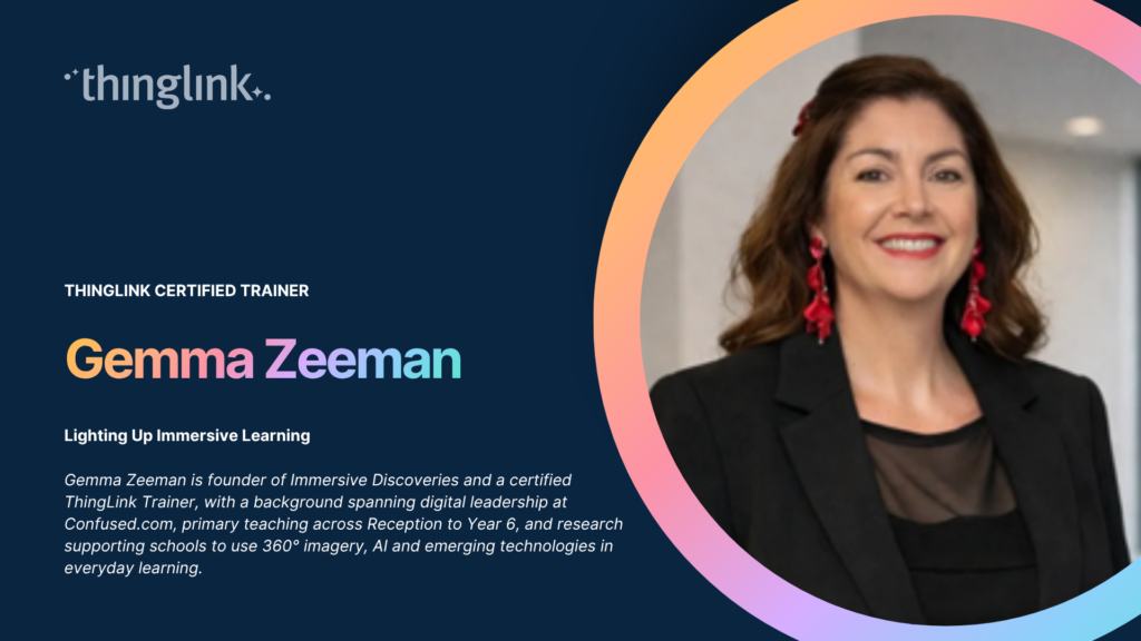 Featured picture of post "ThingLink Spotlight! Lighting Up Immersive Learning with Claudia Fisanotti"