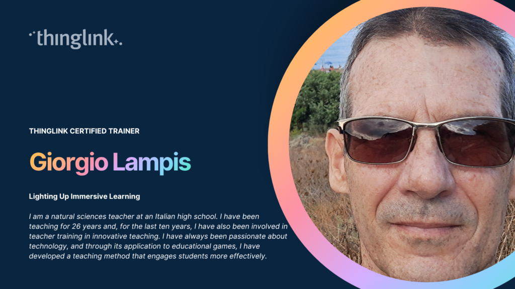 Featured picture of post "ThingLink Spotlight! Lighting Up Immersive Learning with Claudia Fisanotti"