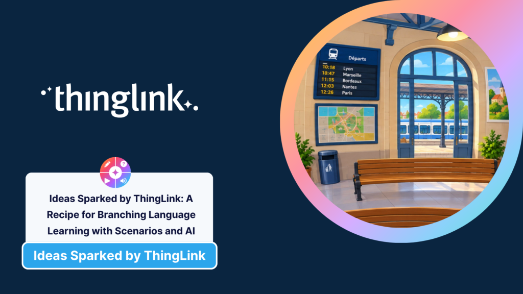 Featured picture of post "Ideas Sparked by ThingLink: A Recipe for Branching Language Learning with Scenarios and AI"