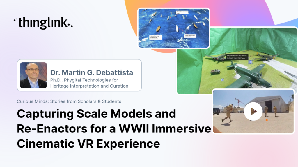 Featured picture of post "Capturing Scale Models and Re-Enactors for a WWII Immersive Cinematic VR Experience"
