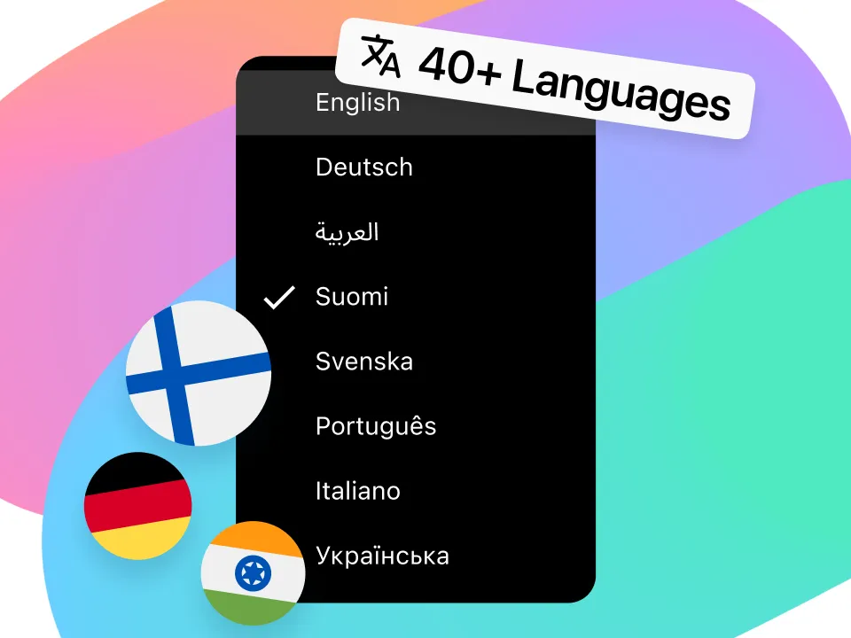 Supports Multilingual Teams